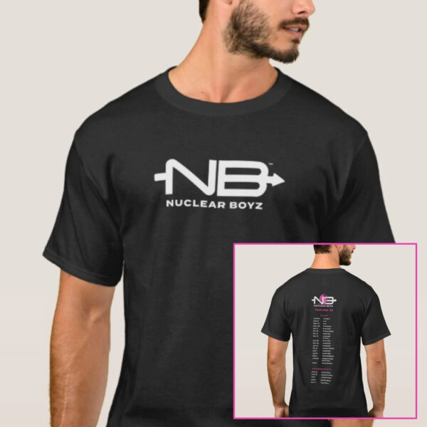NBMensBlackT Guyz Black NB Skull Logo Tee