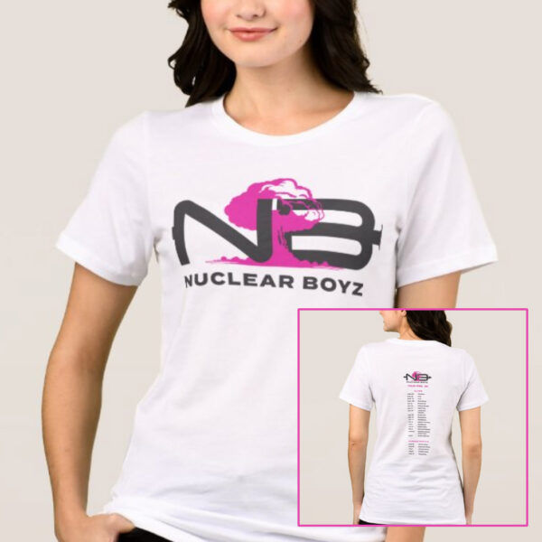 NBWomensWhtTLogo Galz White NB Logo Tee